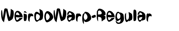 WeirdoWarp Regular.ttf