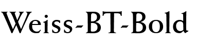 Weiss BT Bold.ttf