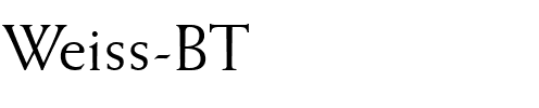 Weiss BT Roman.ttf