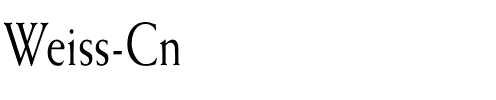 Weiss Cn Regular.ttf