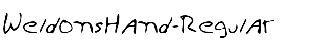 WeldonsHand Regular.ttf
