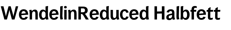 Wendelin Reduced 75 Halbfett.ttf