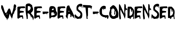 Were-Beast Condensed Condensed.ttf