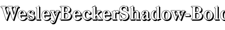 WesleyBeckerShadow Bold.ttf