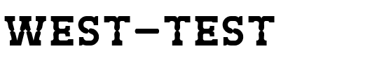 West Test Regular.ttf
