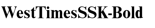 WestTimesSSK Bold.ttf