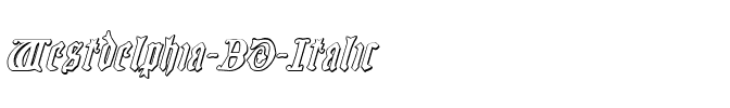 Westdelphia 3D Italic Italic.ttf