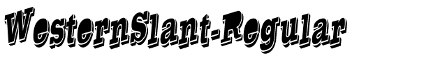 WesternSlant Regular.ttf