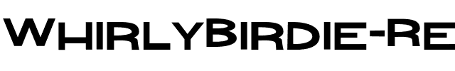 Whirly Birdie Regular.otf