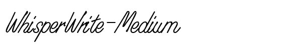 WhisperWrite Regular.ttf