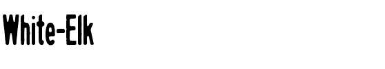 White Elk Normal.ttf