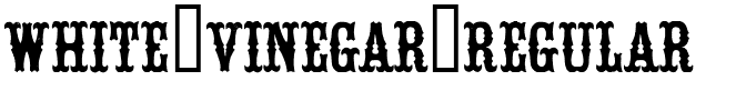 White Vinegar Regular.ttf