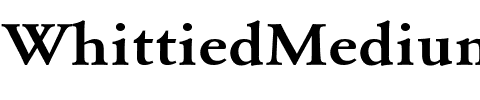WhittiedMediumE Regular.ttf