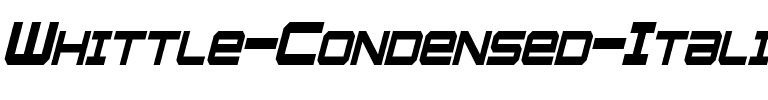 Whittle Condensed Italic.otf