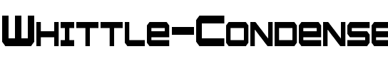 Whittle Condensed Regular.otf