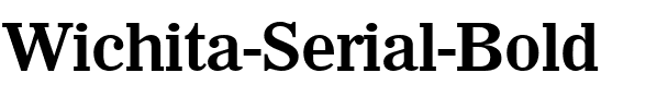 Wichita-Serial Bold.ttf