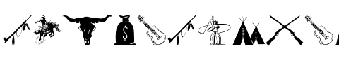 Wild West Icons Normal.ttf