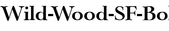 Wild Wood SF Bold.ttf