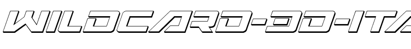 Wildcard 3D Italic Italic.ttf