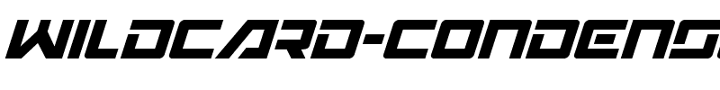 Wildcard Condensed Italic Condensed Italic.ttf