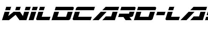 Wildcard Laser Italic Italic.ttf