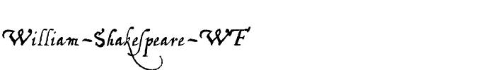 William Shakespeare WF Regular.ttf