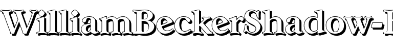 WilliamBeckerShadow Bold.ttf
