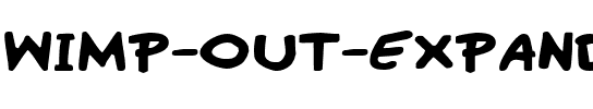 Wimp-Out Expanded Expanded.ttf