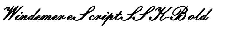 WindemereScriptSSK Bold.ttf