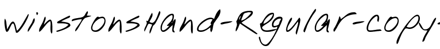 WinstonsHand Regular.ttf
