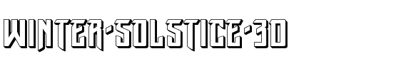 Winter Solstice 3D Regular.ttf