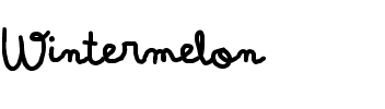 Wintermelon Normal.otf