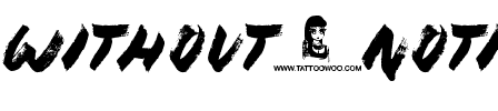 Without Notice Regular.otf