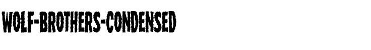 Wolf Brothers Condensed Condensed.ttf