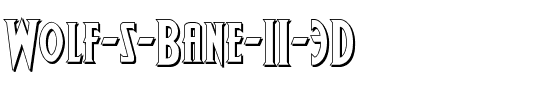 Wolf’s Bane II 3D Regular.ttf