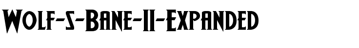 Wolf’s Bane II Expanded Expanded.ttf