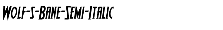 Wolf’s Bane Semi-Italic Italic.ttf