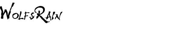 WolfsRain Normal.ttf