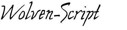 Wolven Script Regular.ttf