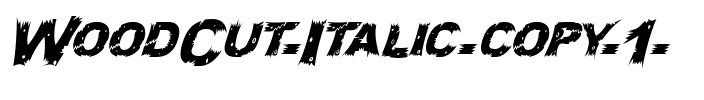 WoodCut Italic.ttf