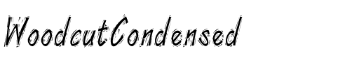 WoodcutCondensed Regular.ttf