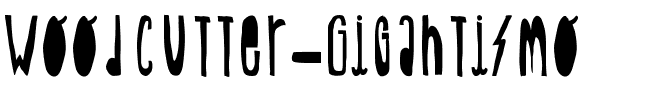 Woodcutter Gigantismo Normal.ttf