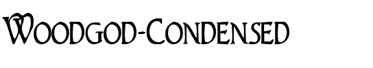 Woodgod Condensed Condensed.ttf