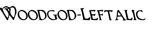 Woodgod Leftalic Italic.ttf