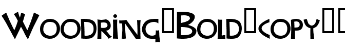 Woodring  Bold.ttf
