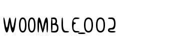 Woomble_002 Regular.ttf