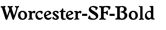 Worcester SF Bold.ttf