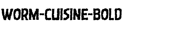 Worm Cuisine Bold Bold.ttf