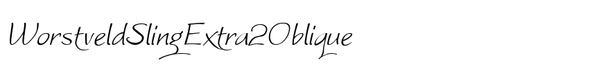 WorstveldSlingExtra2Oblique Regular.ttf