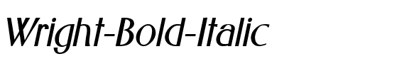 Wright Bold Italic.ttf